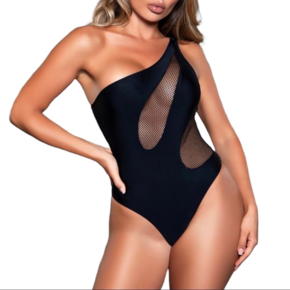 Be Wicked Rowen One Piece Black Swimsuit XL